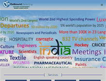 Tablet Screenshot of outboundmarketingindia.com